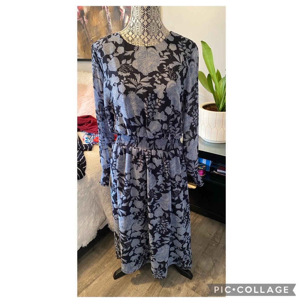 Banana republic long sleeve dress